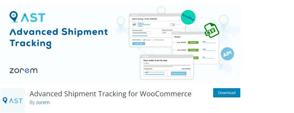 Advanced Shipment Tracking Plugin