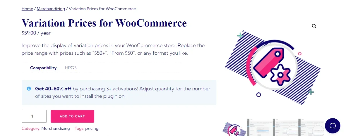 WooCommerce Variation Prices