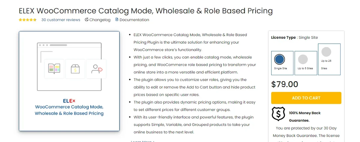 ELEX WooCommerce Role-Based Pricing