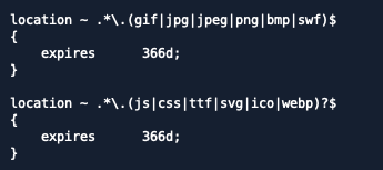 Nginx configuration for longer browser cache lifetime
