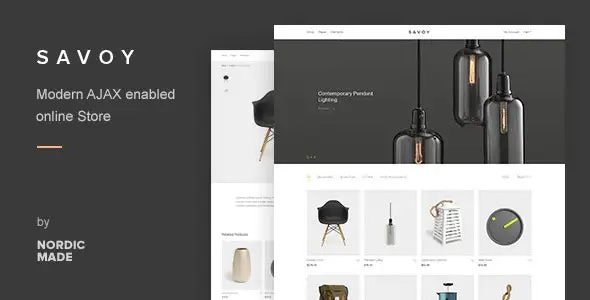 Savoy – Minimalist Ajax store theme for WooCommerce