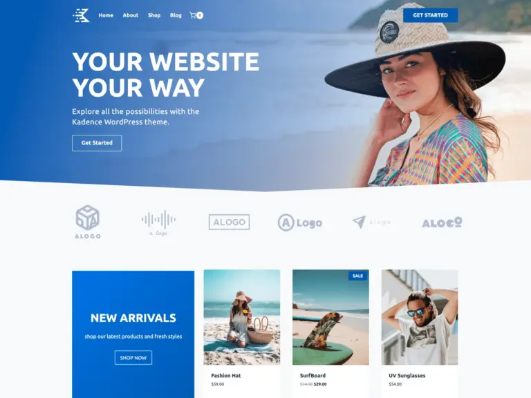 Kadence theme – a website building tool for novices to professional webmasters