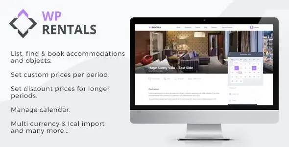 WP Rentals Hotel/Room Booking Theme