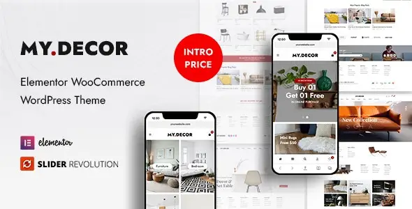 MyDecor White Minimalist WooCommerce Mall Theme