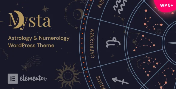 Mysta – WordPress theme built for astrology and numerology